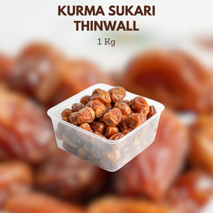 

Kurma Raja Basah Premium Quality | Sukari Thinwall | 1 Kg