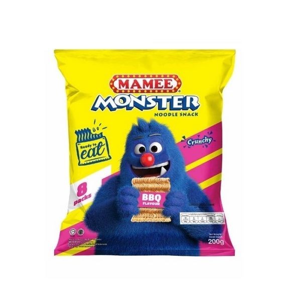 

MAMEE MONSTER NOODLE SNACK BBQ 8X25G