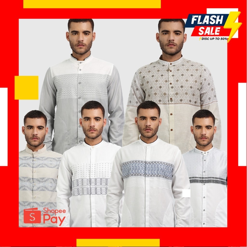 LEBARAN SALE 4.4 |  MOC Baju Koko Lengan Panjang Pria Collection 04