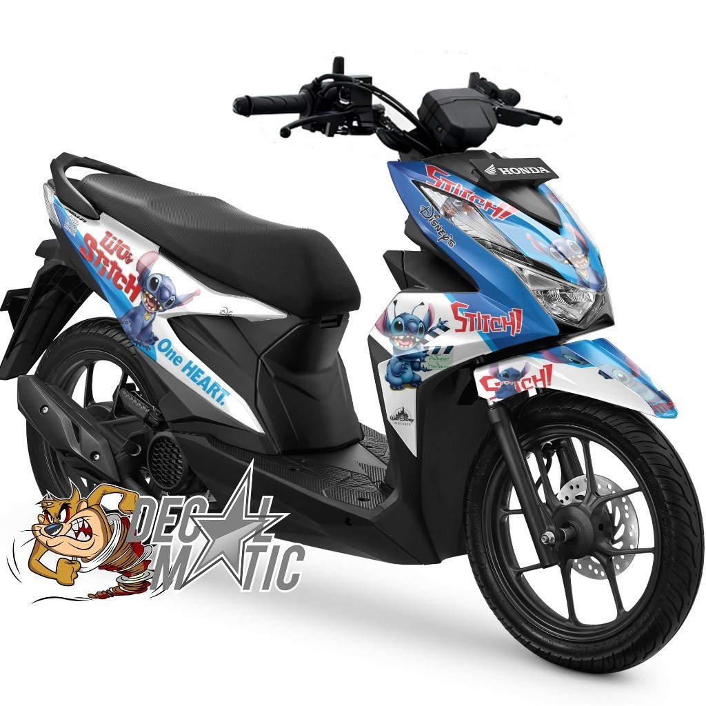 Decal Beat Street Full Body Sticker full body motor Beat Street  -  Stitch