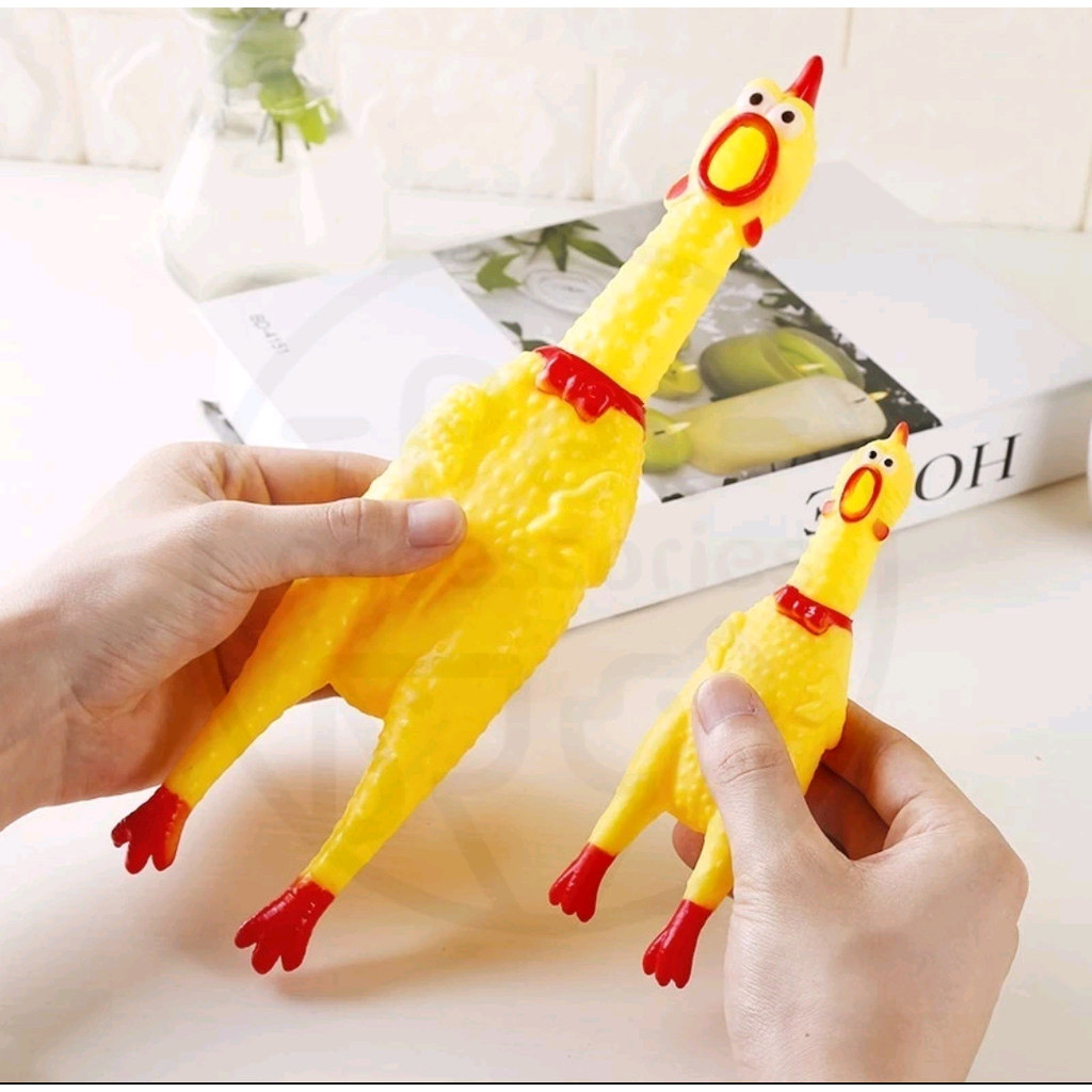 TERLARIS ayam bunyi teriak/mainan anak/mainan chicken ayam teriak