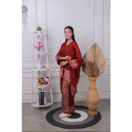ONE SET STELAN JUPRI KAFTAN TUNIK ARUNA MELAYU stelan batik jupri