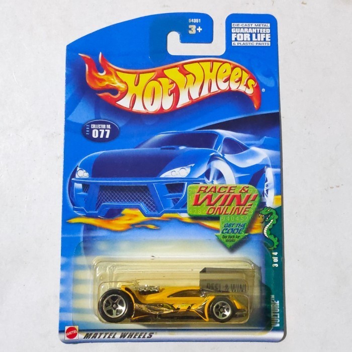 Hotwheels Hot Wheels Vulture kuning 2002 blue card -DD24