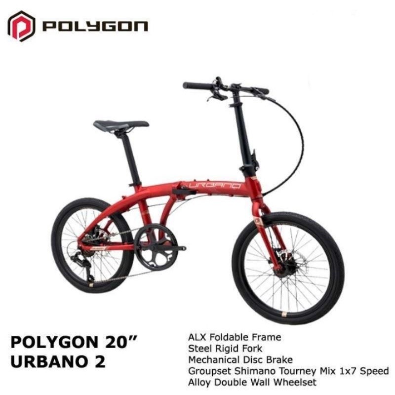 Sepeda Lipat Polygon Urbano 2