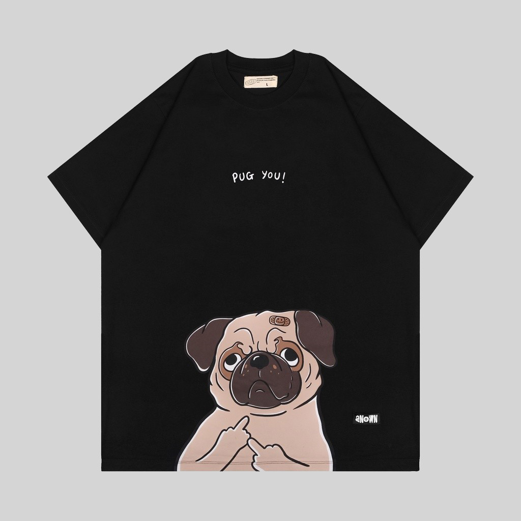 [COD] PUG YOU T-SHIRT // BLACK TEE