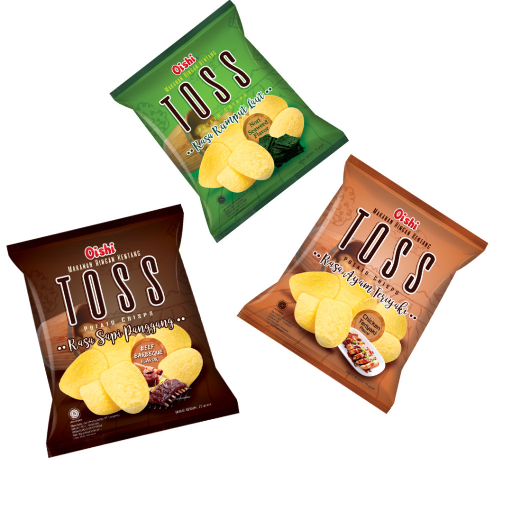 

BEST SELLER OISHI TOSS KERIPIK KENTANG 75gr