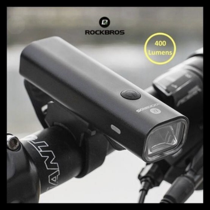 ROCKBROS Lampu depan sepeda rockbros original YQ-QD 400 LM