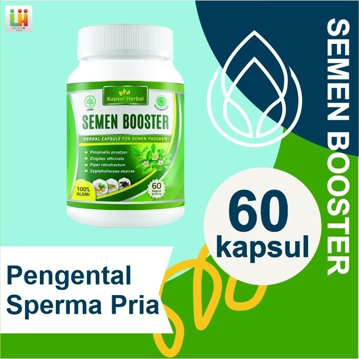 SEMEN BOOSTER ORIGINAL ASLI- Obat Herbal Pengental Dan Penyubur Sperma Pria HOLOGRAM RESMI PRODUK TE