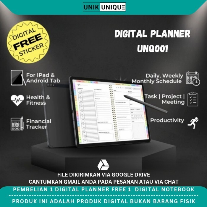 

2024 DIGITAL PLANNER - DAILY WEEKLY MONTHLY - DIARY NOTES AGENDA