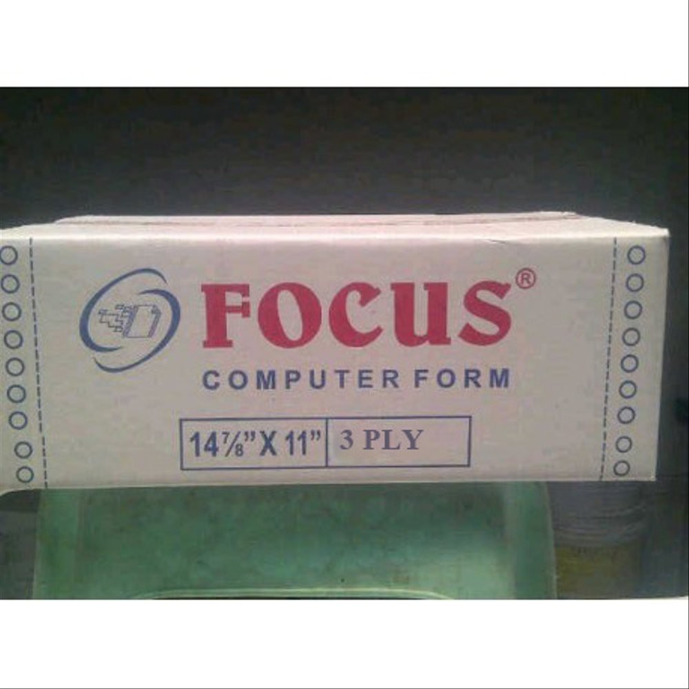 

Kertas Continous Form Focus 14 7 Per 8 Kali 11 3 Ply 14 7/8 3PLY B3