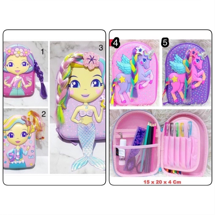 

[New Arrival] Kotak Pensil Smiggle Dolly Wishes / Pencil Case Smiggle Dolly - No 1