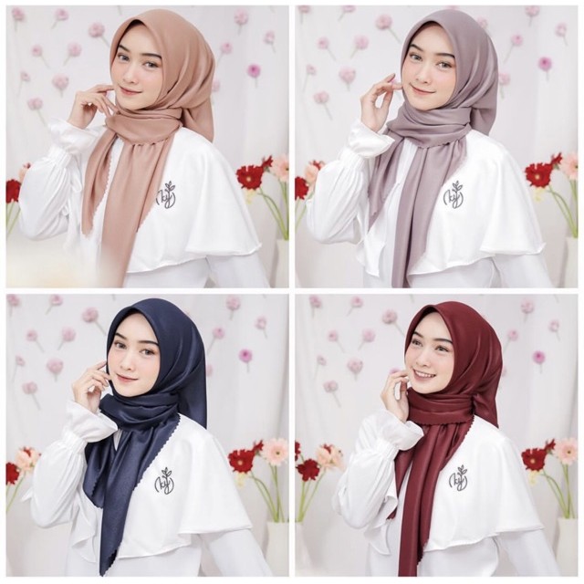 Voal Lasercut Shinar Segiempat Hijab Glamour Square Sinar Gliter