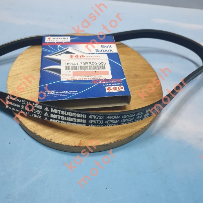 FAN BELT VAN BELT TALI KIPAS 4PK 733 NEW ERTIGA ORIGINAL 1PCS PART BARU