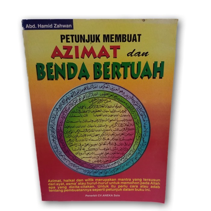 buku petunjuk membuat azimat benda bertuah