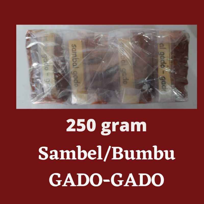 

Sambel/Bumbu Gado-Gado 250 gram (asli Kediri)