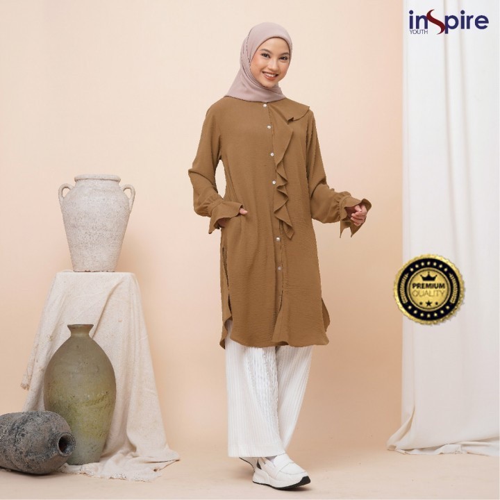 INSPIRE YOUTH Tunik Dewasa ITU 080 Tunik Remaja Pondok - Tunik Remaja Murah - Tunik Remaja Modern - 