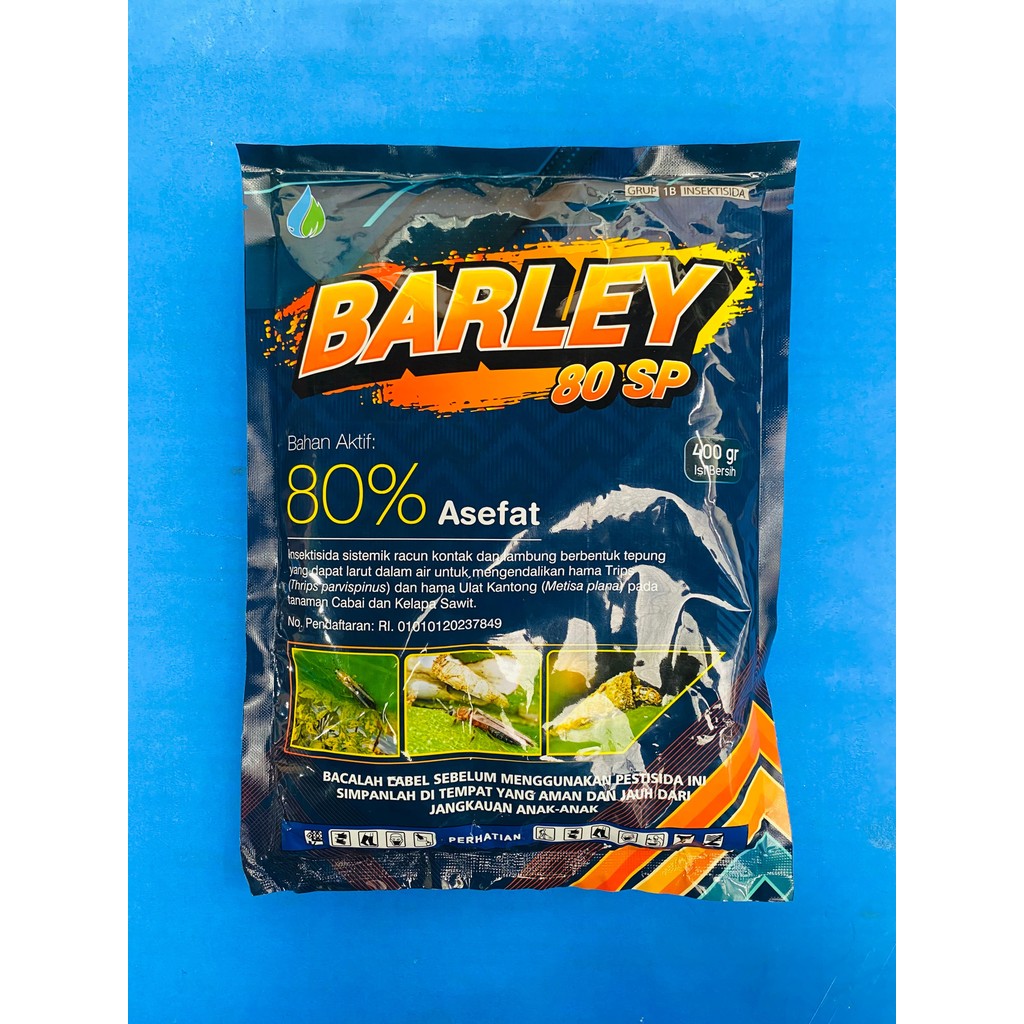 insektisida sistemik BARLEY 80SP isi 400gr pengendali ulat grayak dari TIGA MUARA EMAS