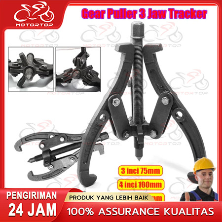 

[COD]Treker bearing 3 Kaki 4" 6" Inch Gear Puller 3 Jaw Tracker alat melepas bearing Gear Dapat diganti dengan dua cakar/tiga cakar