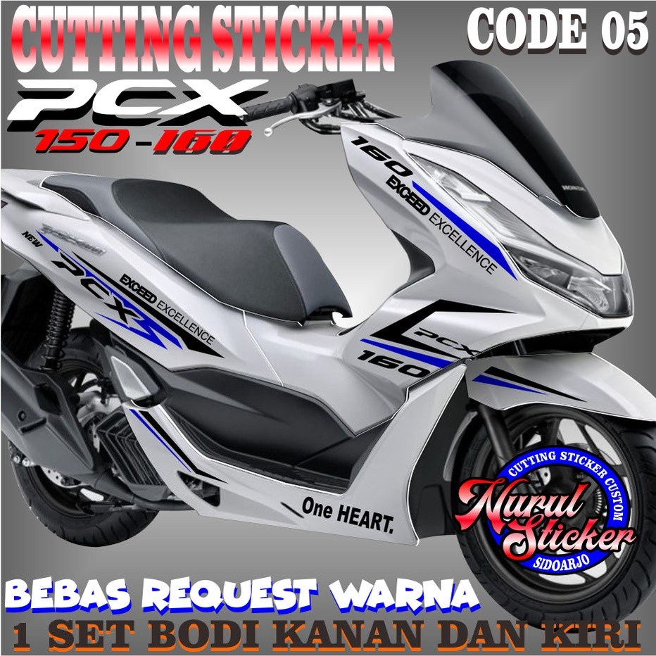 STICKER MOTOR PCX,CUTTING STICKER PCX,STICKER PCX