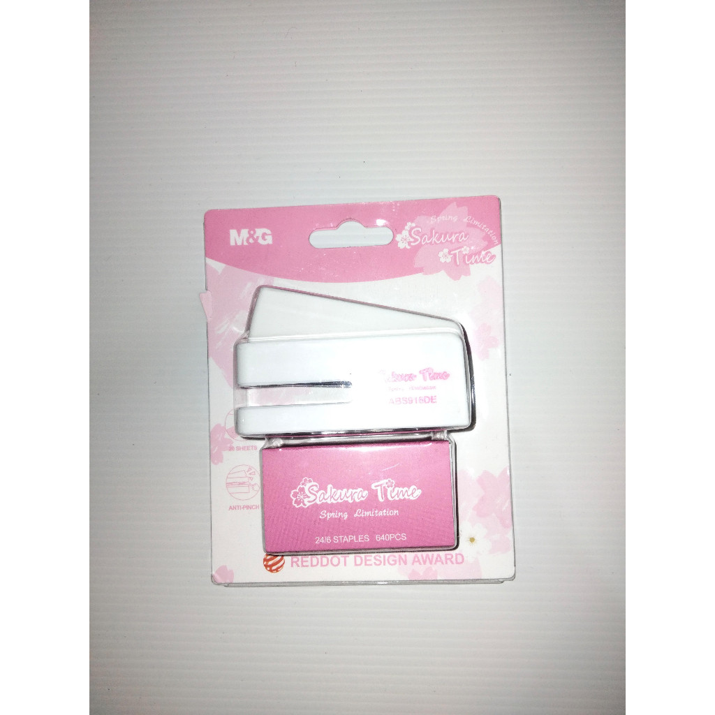 

M&G Mini Stapler+Refill Morandi Flower ABS916DE - Stapler + Refill M&G