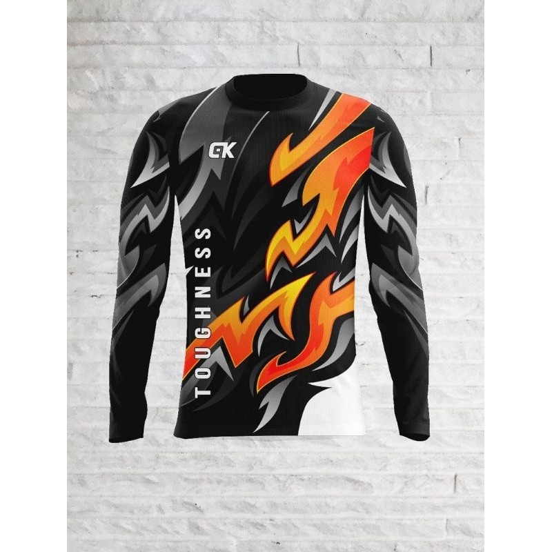 Sport Kaos Olahraga Lengan Panjang Baju Lengan Panjang Kaos Lengan Panjang Jersey Sepeda Panjang Jer