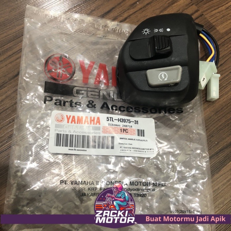 5TL 3 SAKLAR KANAN TOMBOL STATER MOTOR STARTER LAMPU ON OFF YAMAHA MIO J SOUL GT XEON JUPITER Z MX