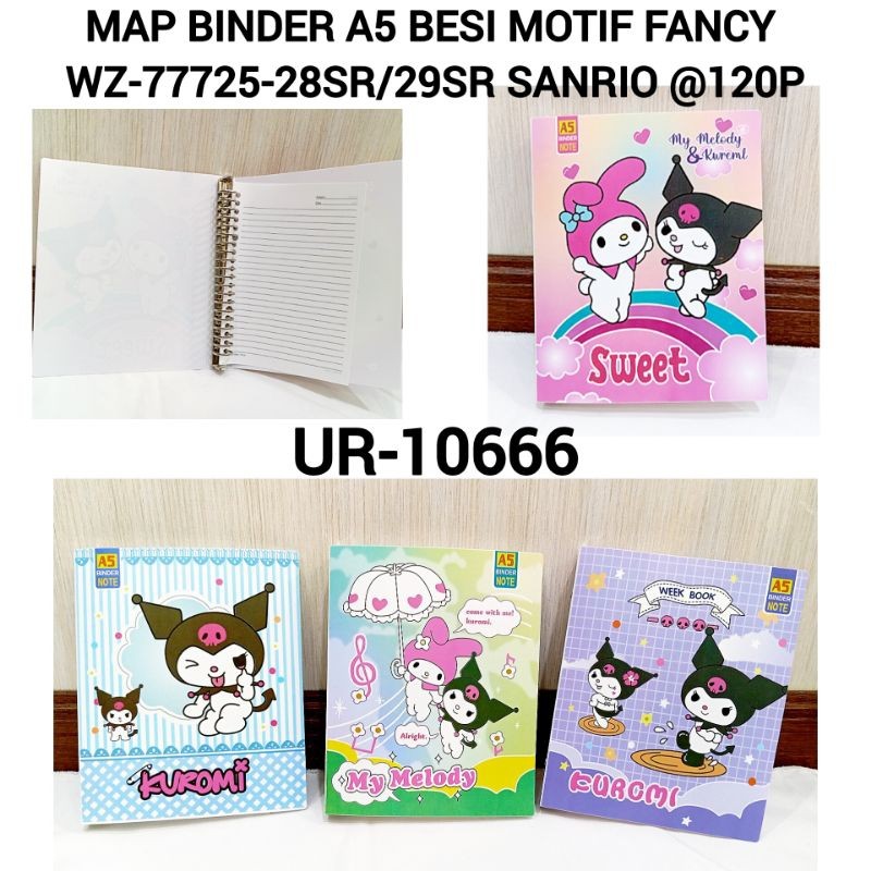 

MAP BINDER A5 BESI MOTIF FANCY SANRIO WZ-77725-28/MAP BINDER SERIES SANRIO CUTE