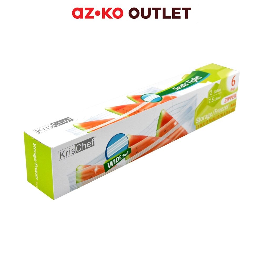 

Kris Set 6 Pcs Plastik Makanan Double Zipper Jumbo