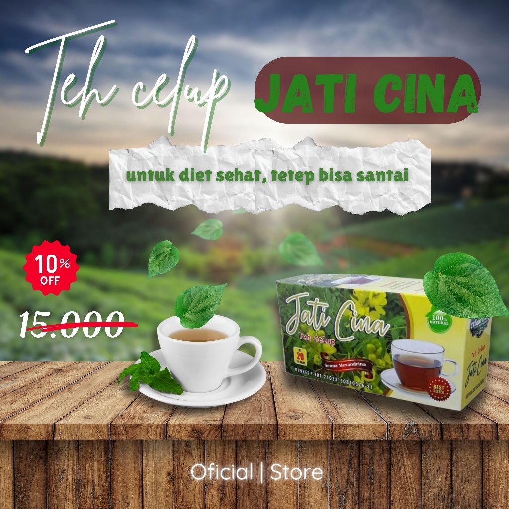 

Teh Jati Cina Super Prima | Rahasia Turun Berat Badan, Langsing dan Sehat dengan Diet Detox ORIGINAL