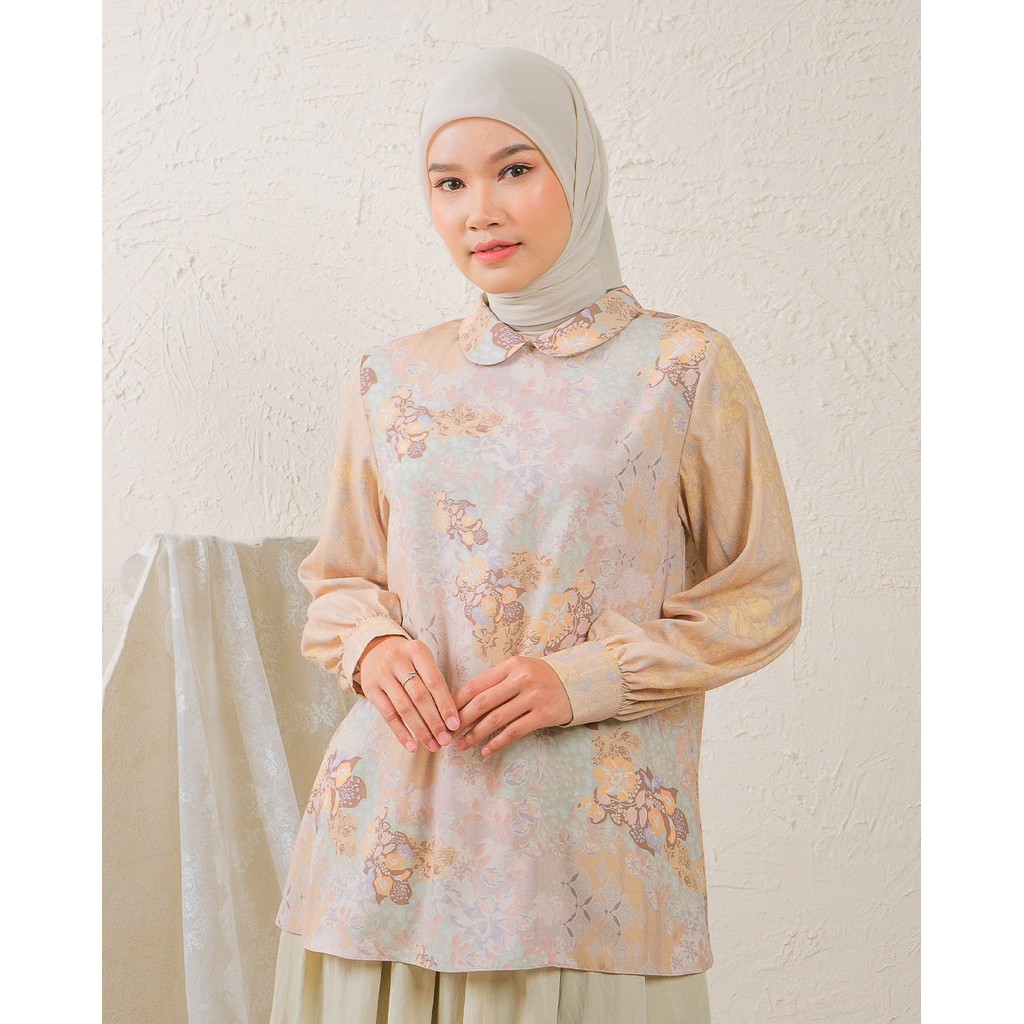 Muda Official Adya Blouse - Caramel