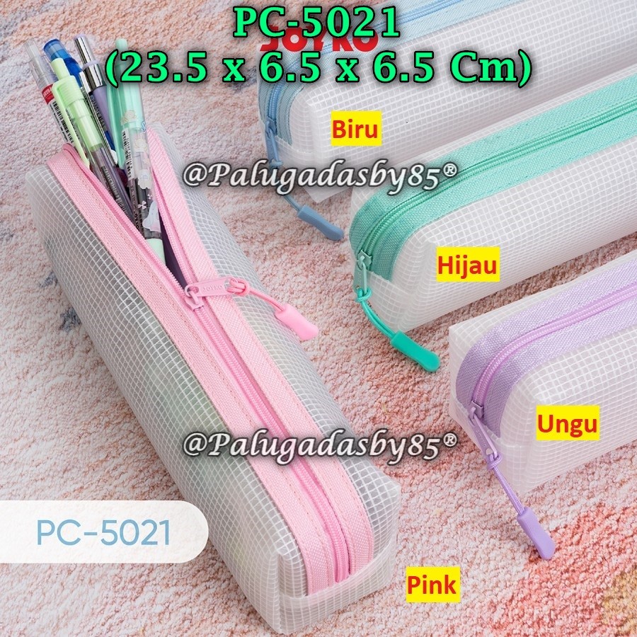 

(1 Biji) Kotak Pensil JOYKO PC-5021 Resleting / Kotak Tempat Pensil Pencil Case Joyko PC-5021