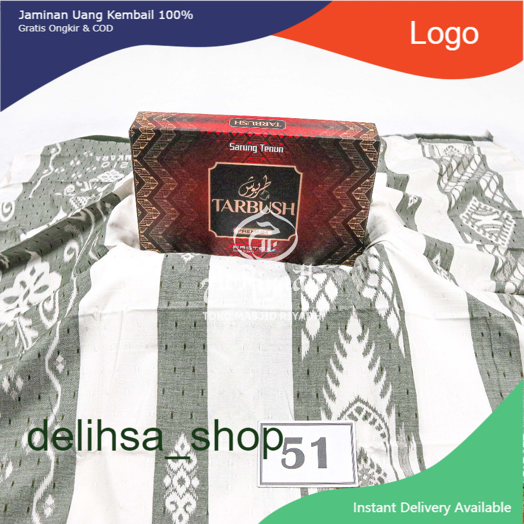 BARU Sarung Tarbush Premium Motif Classic
