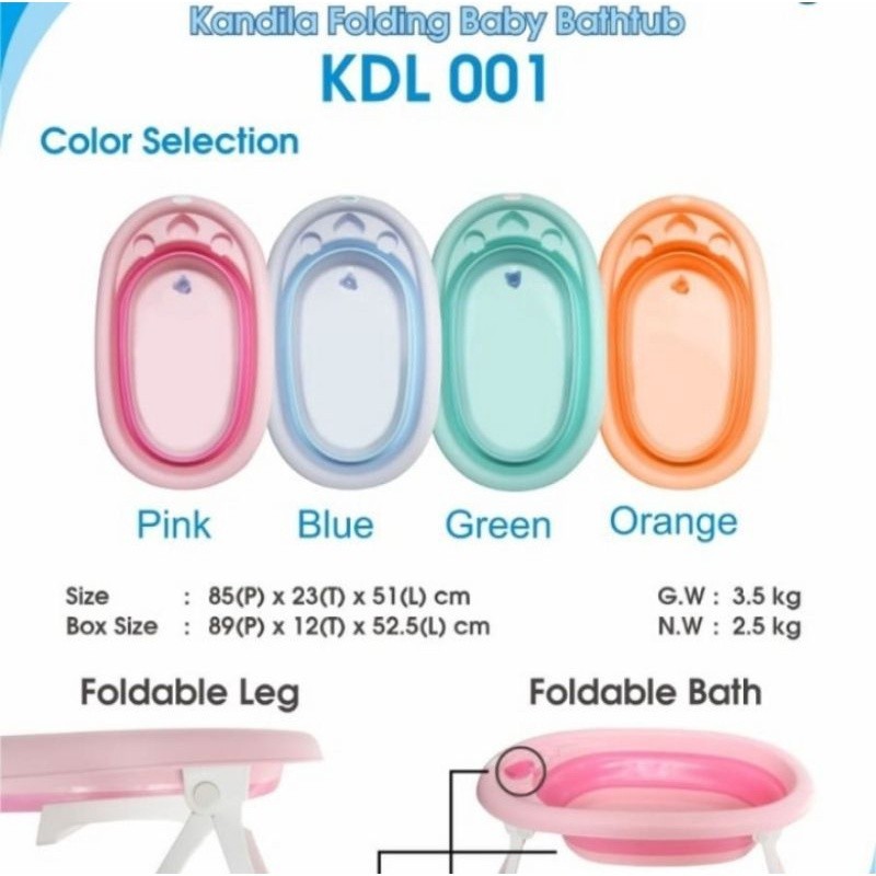 Kandila Baby Folding Bath KDL 001
