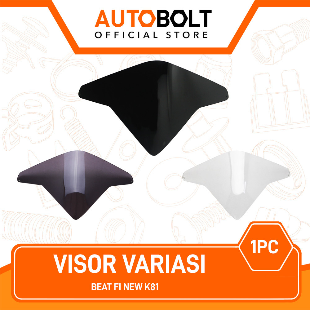 Visor Variasi Mini Kecil Beat eSP Steet FI New K81 2016-2019 Wind Shield Windshield Winshild Winsil 