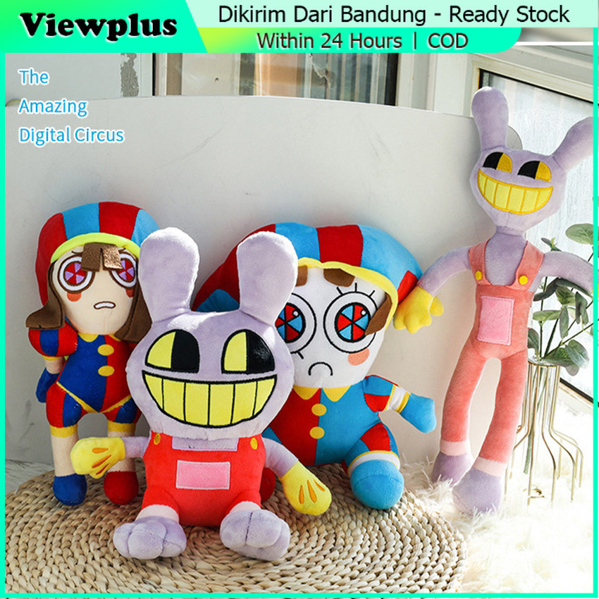 Boneka Pomni Digital Circus Mainan Anak Boneka Plushie The Amazing Digital Circus Pomni Jax