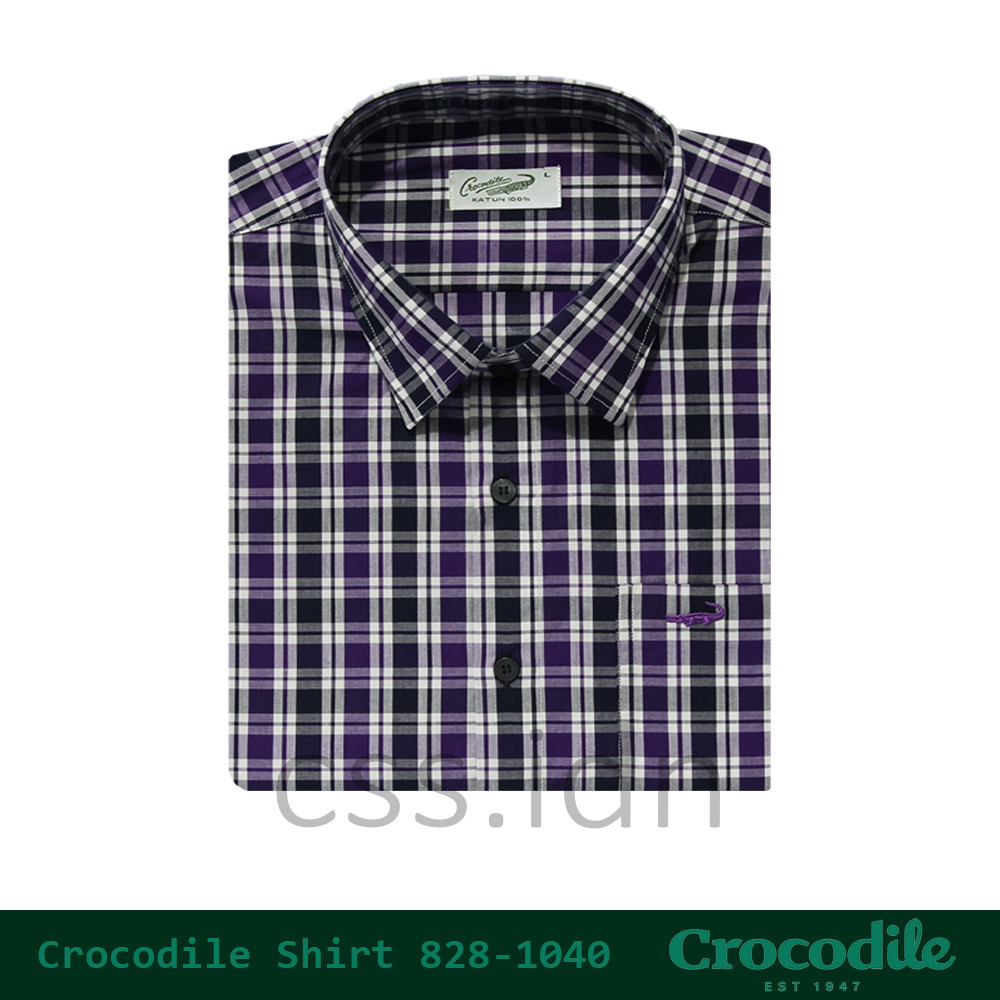 Kemeja Pria Lengan Pendek Crocodile 828-1040