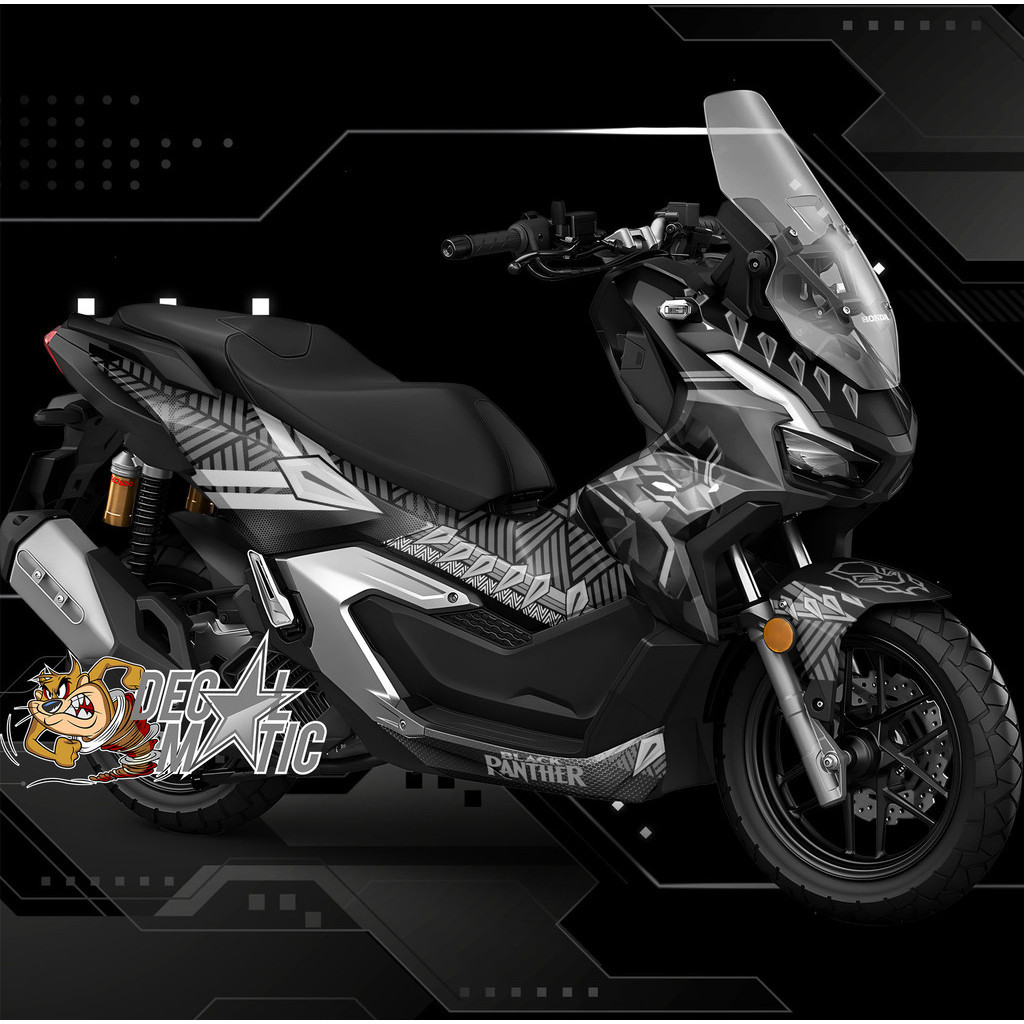 Decal FUll Body Motor honda ADV 150 Full Body Sticker Motor ADV 160 ABS non ABS  Blackpanther