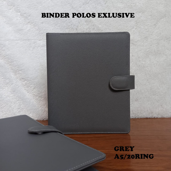 

PROMO!! -BINDER POLOS EXCLUSIVE WARNA GREY A5 DAN B5 - B5