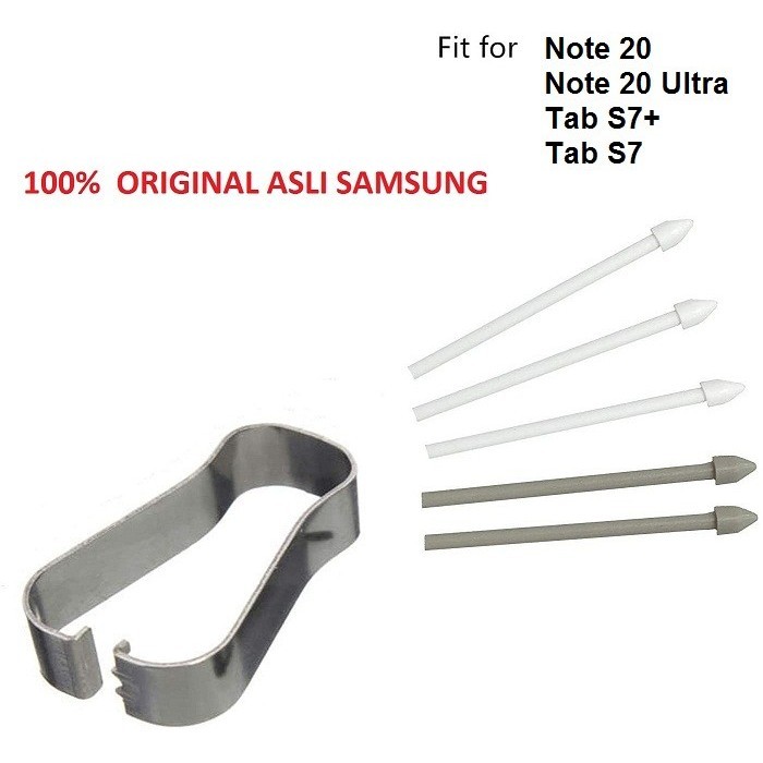 

PROMO!! -SAMSUNG Refill Tip Nib Ujung Mata Stylus SPen Note 20 Ultra Note20 ori - Nib-S7-Grey