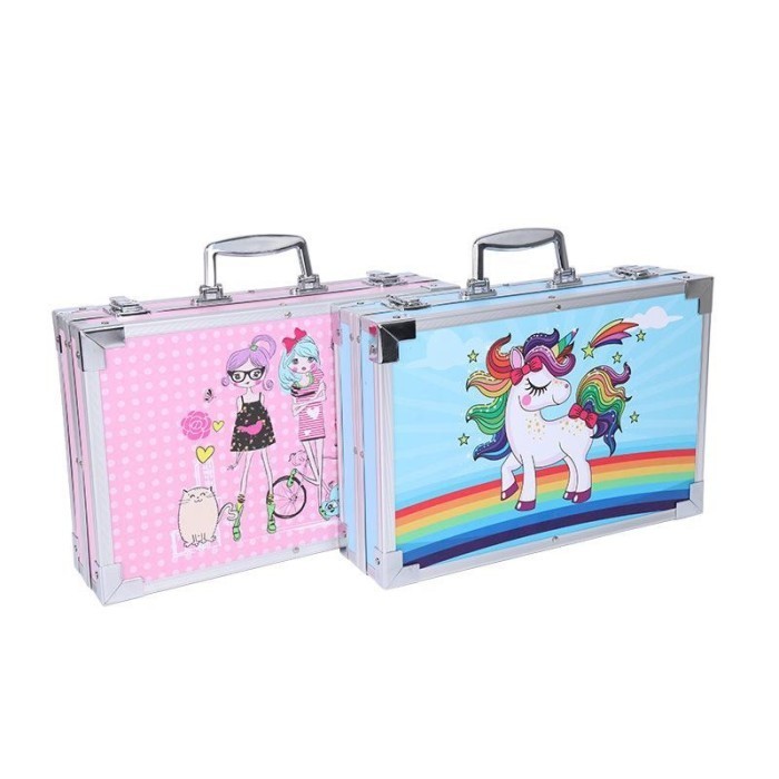 

PROMO!! -Crayon Set Koper Premium Lengkap Komplit Besar Mewah 145 pcs New Model - 67 PONY WHITE