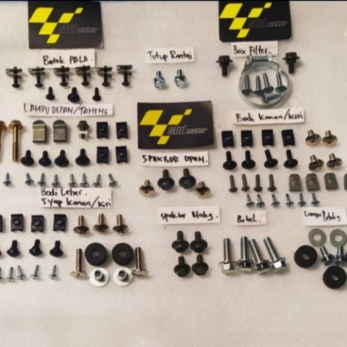 Baut Baud Body - Bodi Full Set Honda Blade New