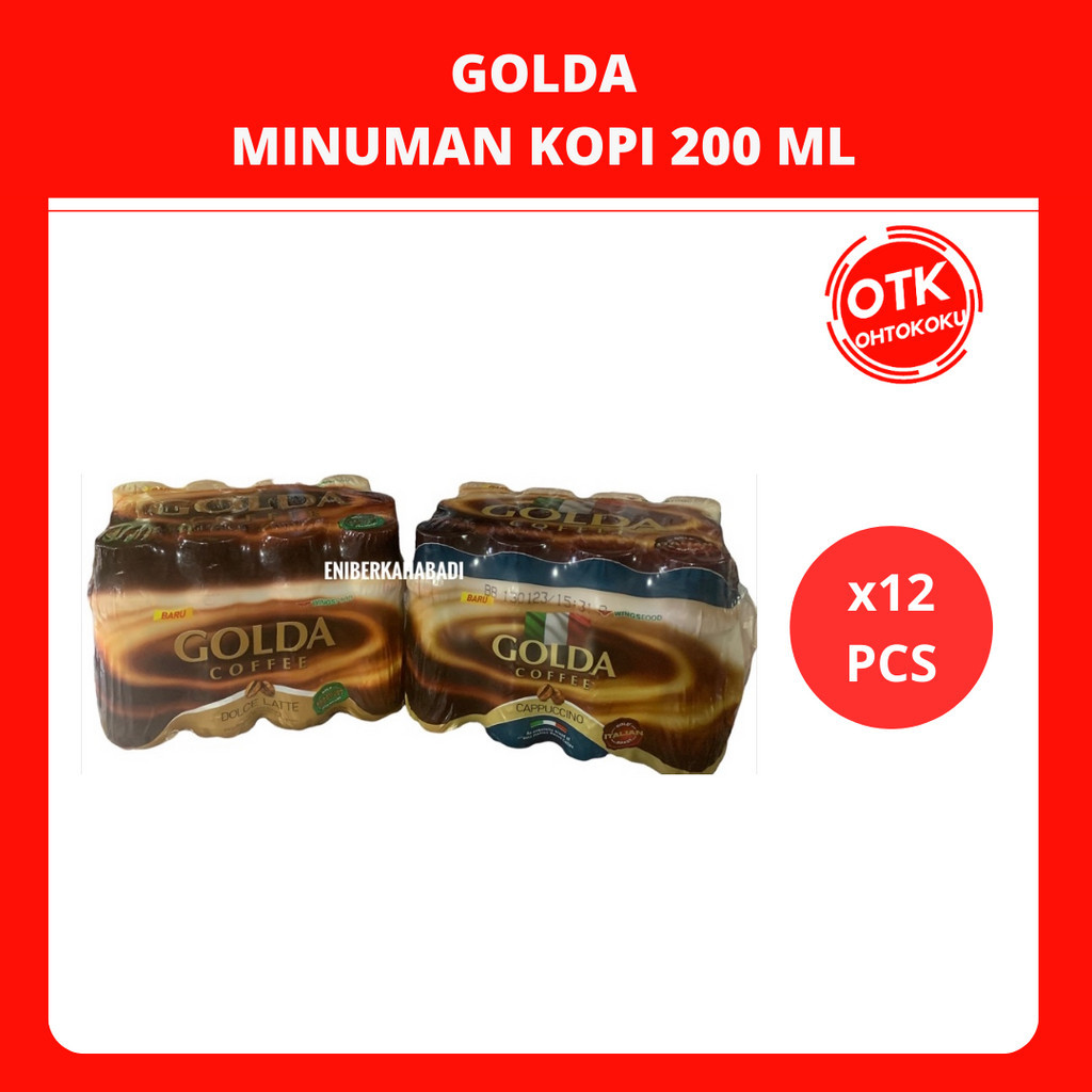 

GOLDA MINUMAN KOPI 200ML BOTOL ISI 12PCS