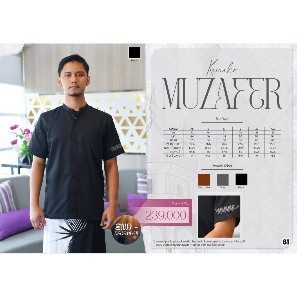 RABBANI PECANGAAN - BUSANA MUSLIM RABBANI - BAJU KOKO KEMKO MUZAFER PDK RABBANI ORI