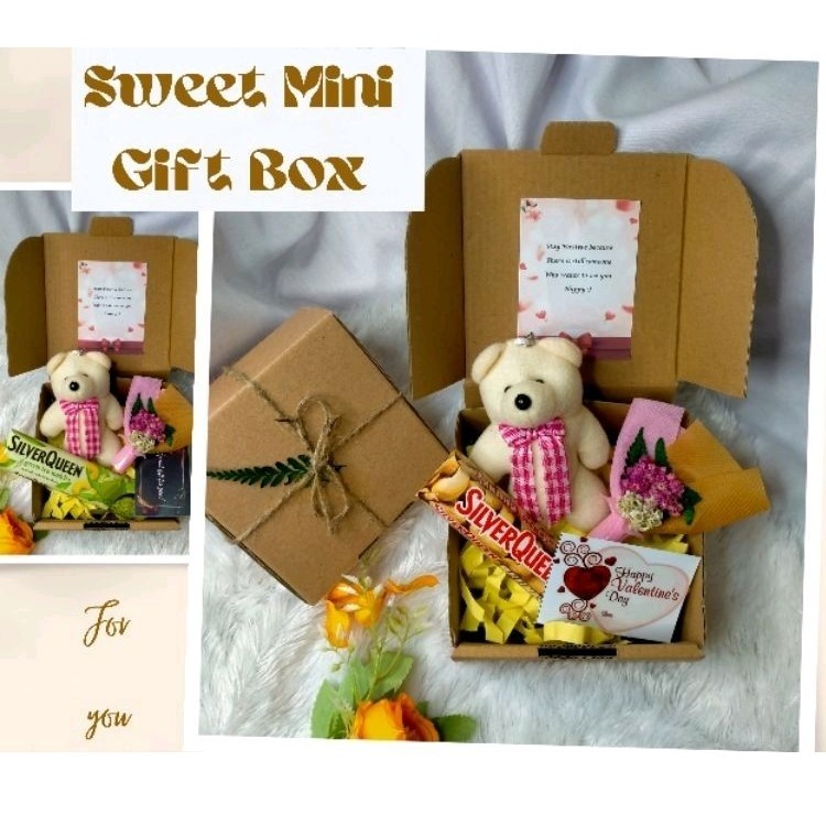 

SWEET MINI GIFT BOX/ HAMPERS COKLAT VALENTINE/ KADO ULANG TAHUN DLL