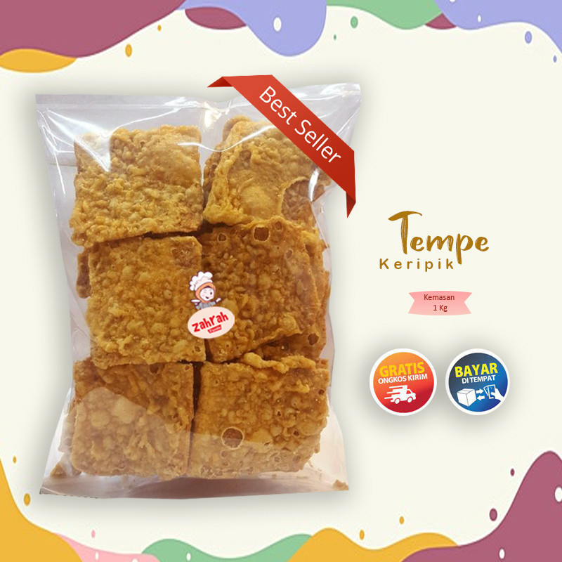 

Kripik Tempe Gurih Kriuk - 1 Kg / Camilan Tempe Krispi / Makanan Ringan Siap Santap