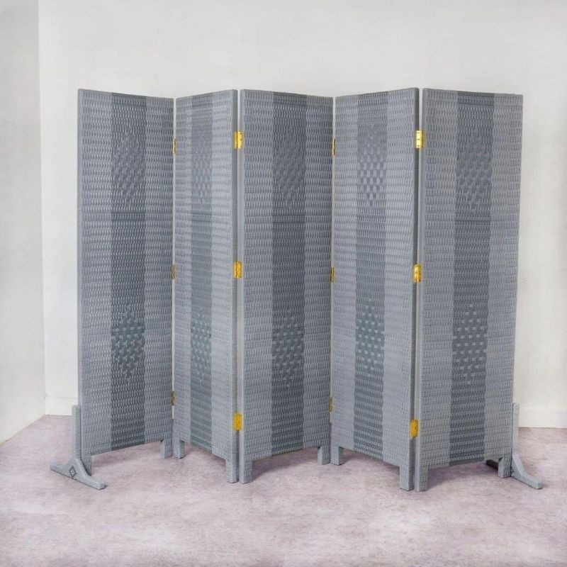 Sekat Ruangan Rotan Sintetis Pintu 5