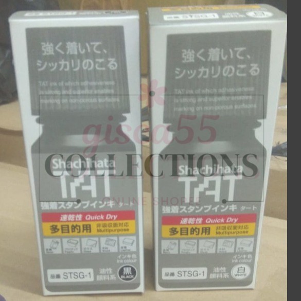 

Jual Shachihata TAT ink STSG 55ml Black/White