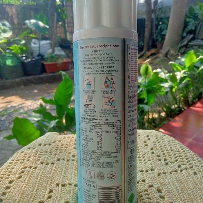 

[Whispers] TATUA Aerosol Dairy whipping cream 250 gr Kocok - Original