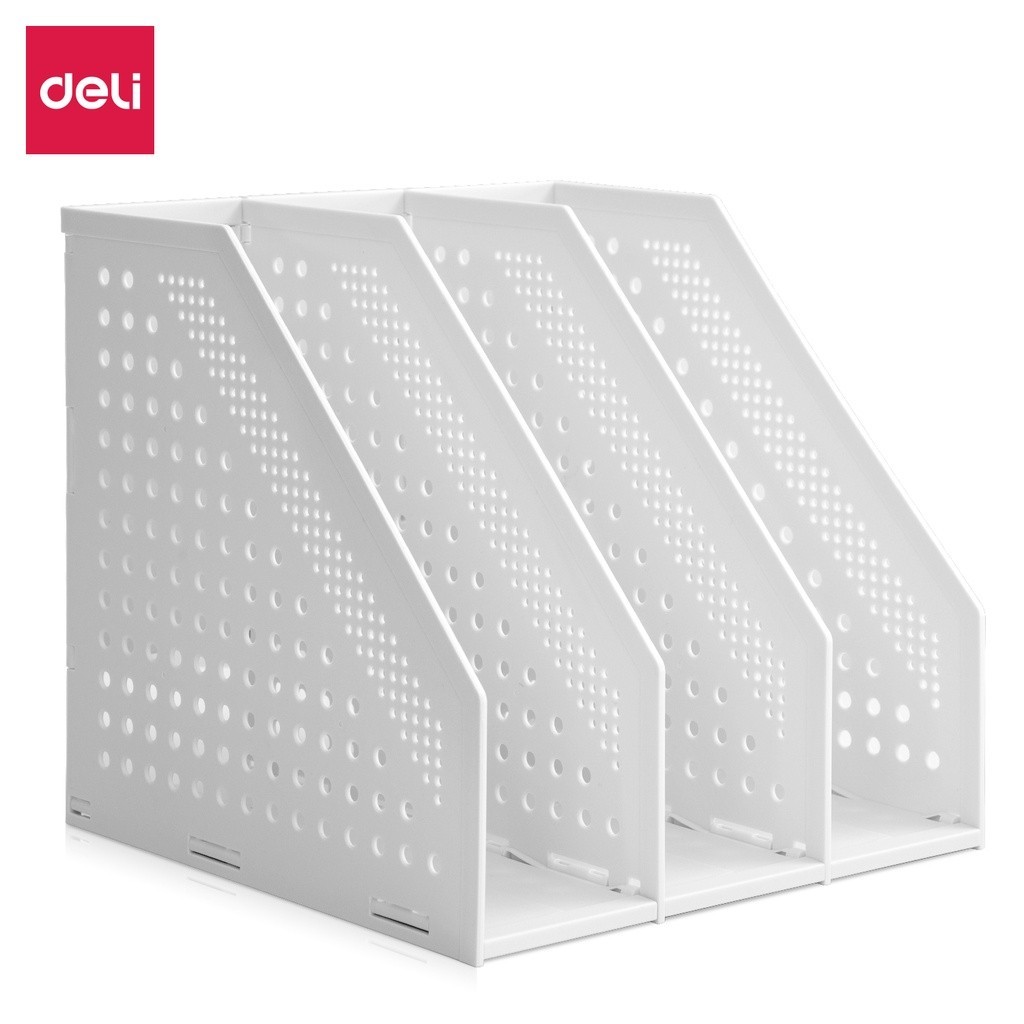 

Rak Dokumen / Box File Holder Deli A5 3 Slot - 79003