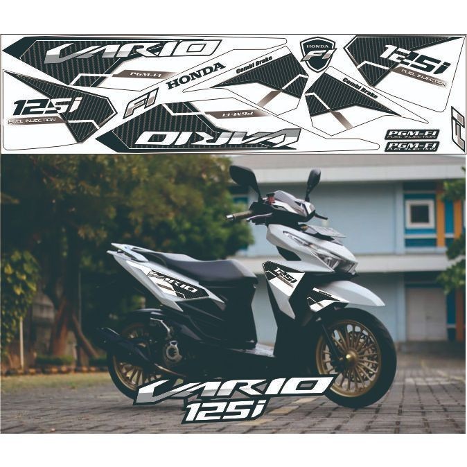 COD/ STRIPING VARIO LED 125 VARIASI VARIO 2015-2016 STIKER LIST